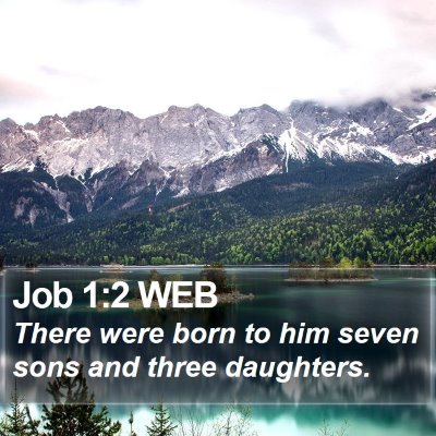 Job 1:2 WEB Bible Verse Image