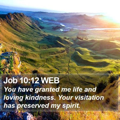 Job 10:12 WEB Bible Verse Image
