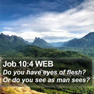 Job 10:4 WEB Bible Verse Image
