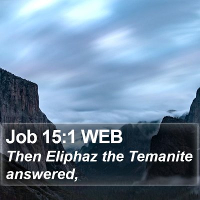 Job 15:1 WEB Bible Verse Image