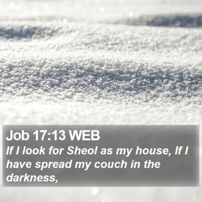Job 17:13 WEB Bible Verse Image