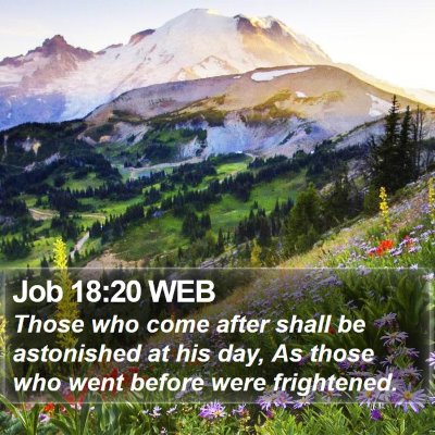 Job 18:20 WEB Bible Verse Image