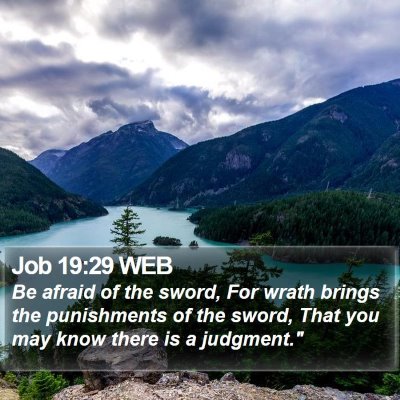 Job 19:29 WEB Bible Verse Image