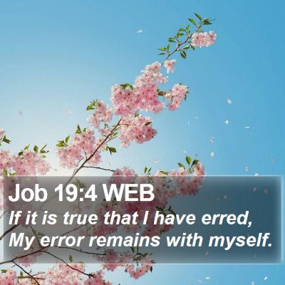 Job 19:4 WEB Bible Verse Image