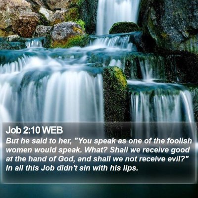 Job 2:10 WEB Bible Verse Image