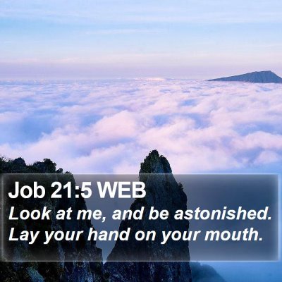 Job 21:5 WEB Bible Verse Image