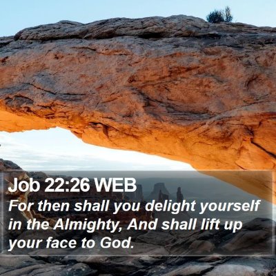 Job 22:26 WEB Bible Verse Image