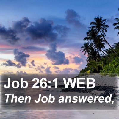 Job 26:1 WEB Bible Verse Image