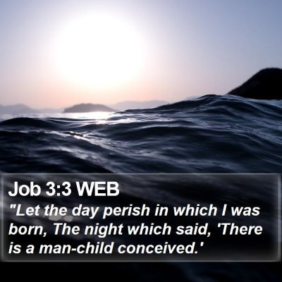 Job 3:3 WEB Bible Verse Image