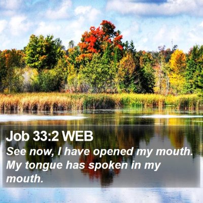 Job 33:2 WEB Bible Verse Image