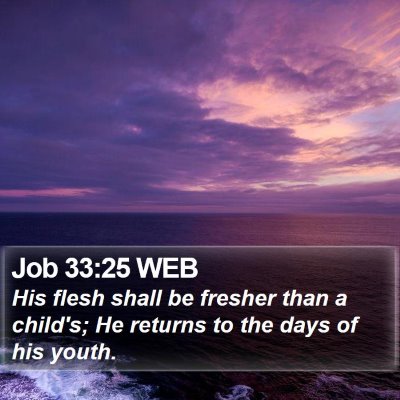 Job 33:25 WEB Bible Verse Image