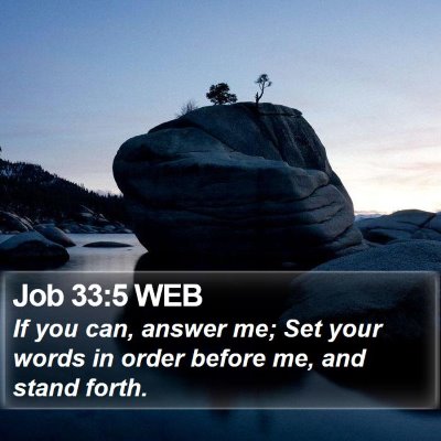 Job 33:5 WEB Bible Verse Image