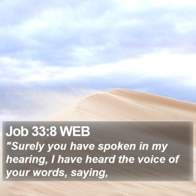 Job 33:8 WEB Bible Verse Image