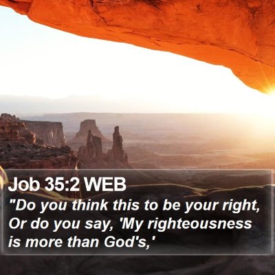 Job 35:2 WEB Bible Verse Image