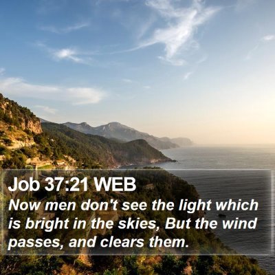 Job 37:21 WEB Bible Verse Image