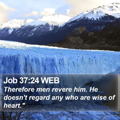 Job 37:24 WEB Bible Verse Image