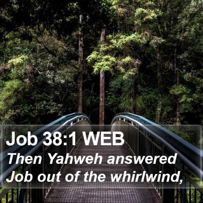 Job 38:1 WEB Bible Verse Image