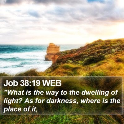 Job 38:19 WEB Bible Verse Image