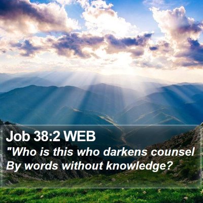 Job 38:2 WEB Bible Verse Image