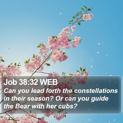 Job 38:32 WEB Bible Verse Image