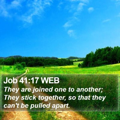 Job 41:17 WEB Bible Verse Image