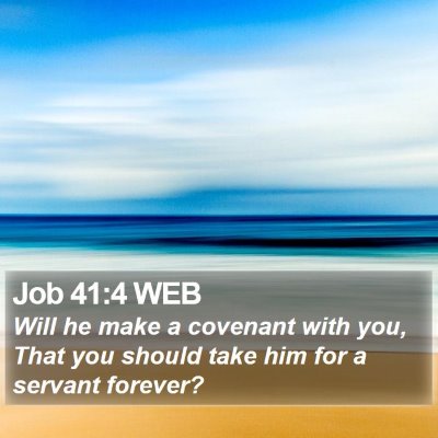 Job 41:4 WEB Bible Verse Image