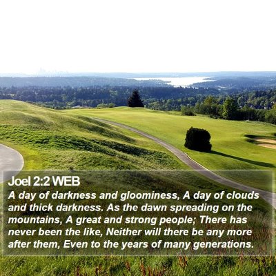 Joel 2:2 WEB Bible Verse Image