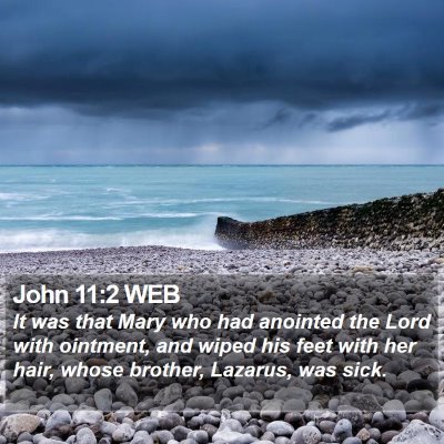 John 11:2 WEB Bible Verse Image