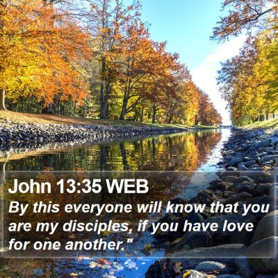John 13:35 WEB Bible Verse Image
