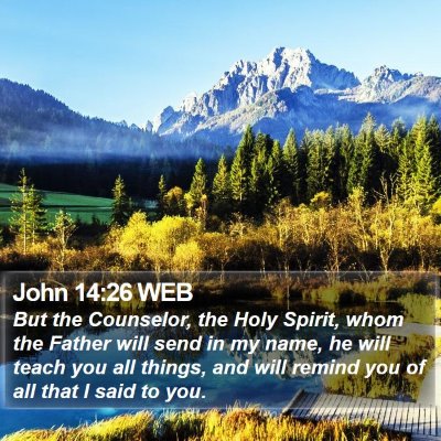 John 14:26 WEB Bible Verse Image