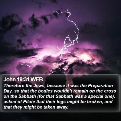 John 19:31 WEB Bible Verse Image