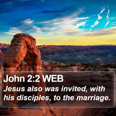John 2:2 WEB Bible Verse Image