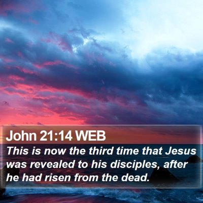 John 21:14 WEB Bible Verse Image