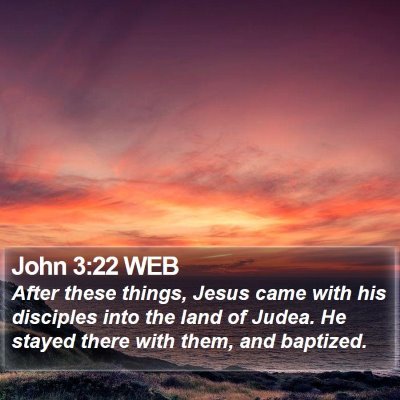 John 3:22 WEB Bible Verse Image