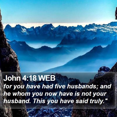 John 4:18 WEB Bible Verse Image