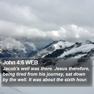 John 4:6 WEB Bible Verse Image