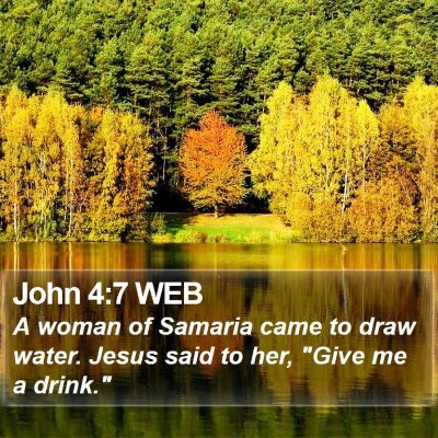 John 4:7 WEB Bible Verse Image