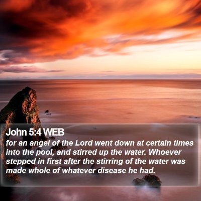 John 5:4 WEB Bible Verse Image