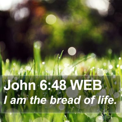 John 6:48 WEB Bible Verse Image