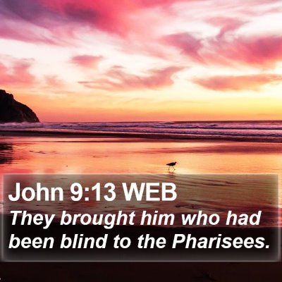 John 9:13 WEB Bible Verse Image