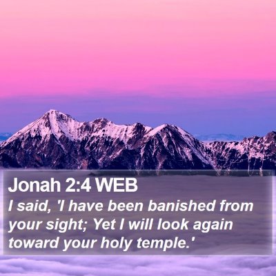 Jonah 2:4 WEB Bible Verse Image