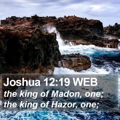 Joshua 12:19 WEB Bible Verse Image
