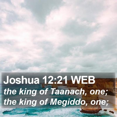 Joshua 12:21 WEB Bible Verse Image