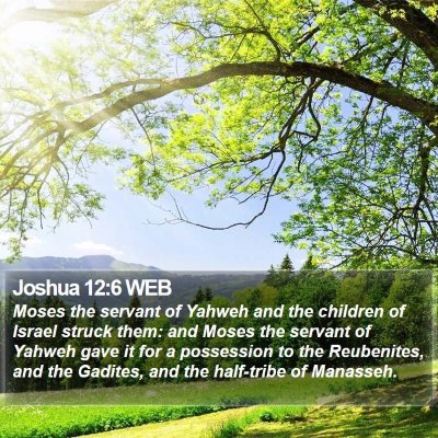 Joshua 12:6 WEB Bible Verse Image
