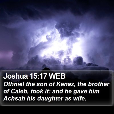 Joshua 15:17 WEB Bible Verse Image