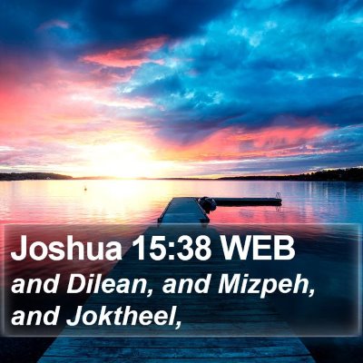 Joshua 15:38 WEB Bible Verse Image