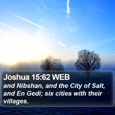 Joshua 15:62 WEB Bible Verse Image