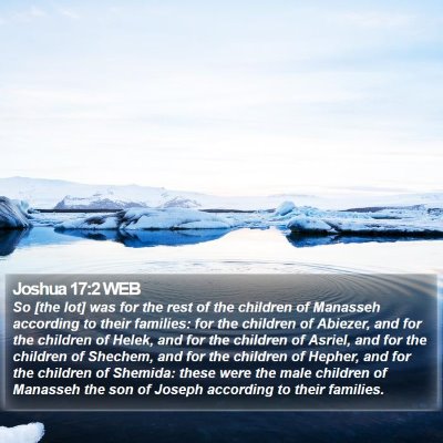 Joshua 17:2 WEB Bible Verse Image