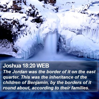 Joshua 18:20 WEB Bible Verse Image