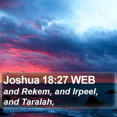 Joshua 18:27 WEB Bible Verse Image